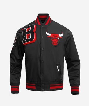 Chicago Bulls Mash Up Rib Satin Jacket