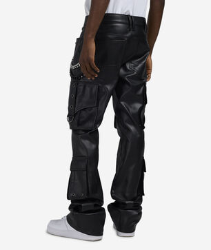 Cargo PU Pants