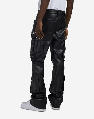 Cargo PU Pants