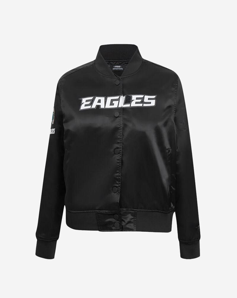 PRO STANDARD Philadelphia Eagles Satin Jacket FPEU45068-BLK Black 1