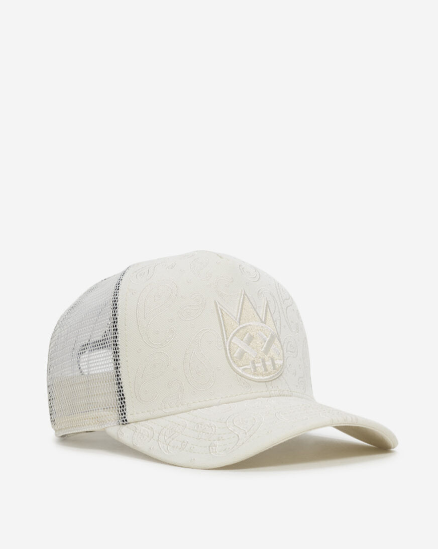 Shop Cult of Individuality Paisley Mesh Back Trucker Hat 626AC