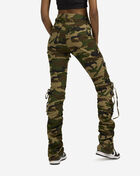 Cargo Twill High Rise Boot Pants