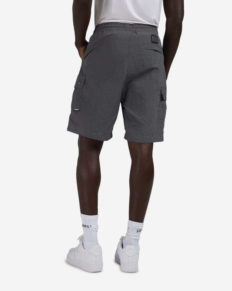 SNIPES Nylon Cargo Shorts FW25MF016-050 Grey 2