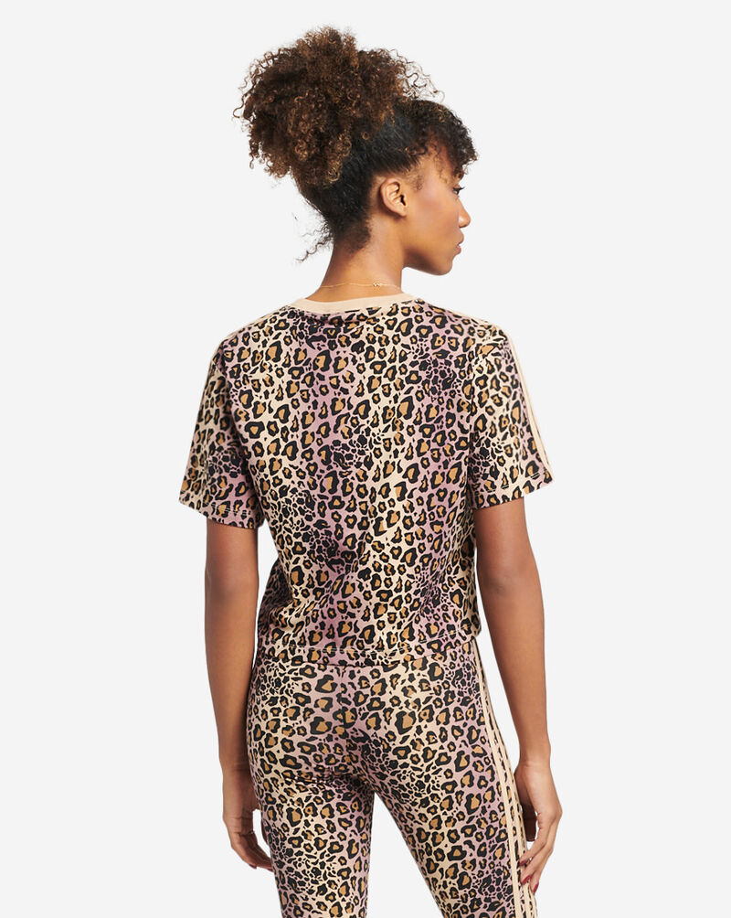 Shop adidas Leopard Print Tee HK5185 black | SNIPES USA