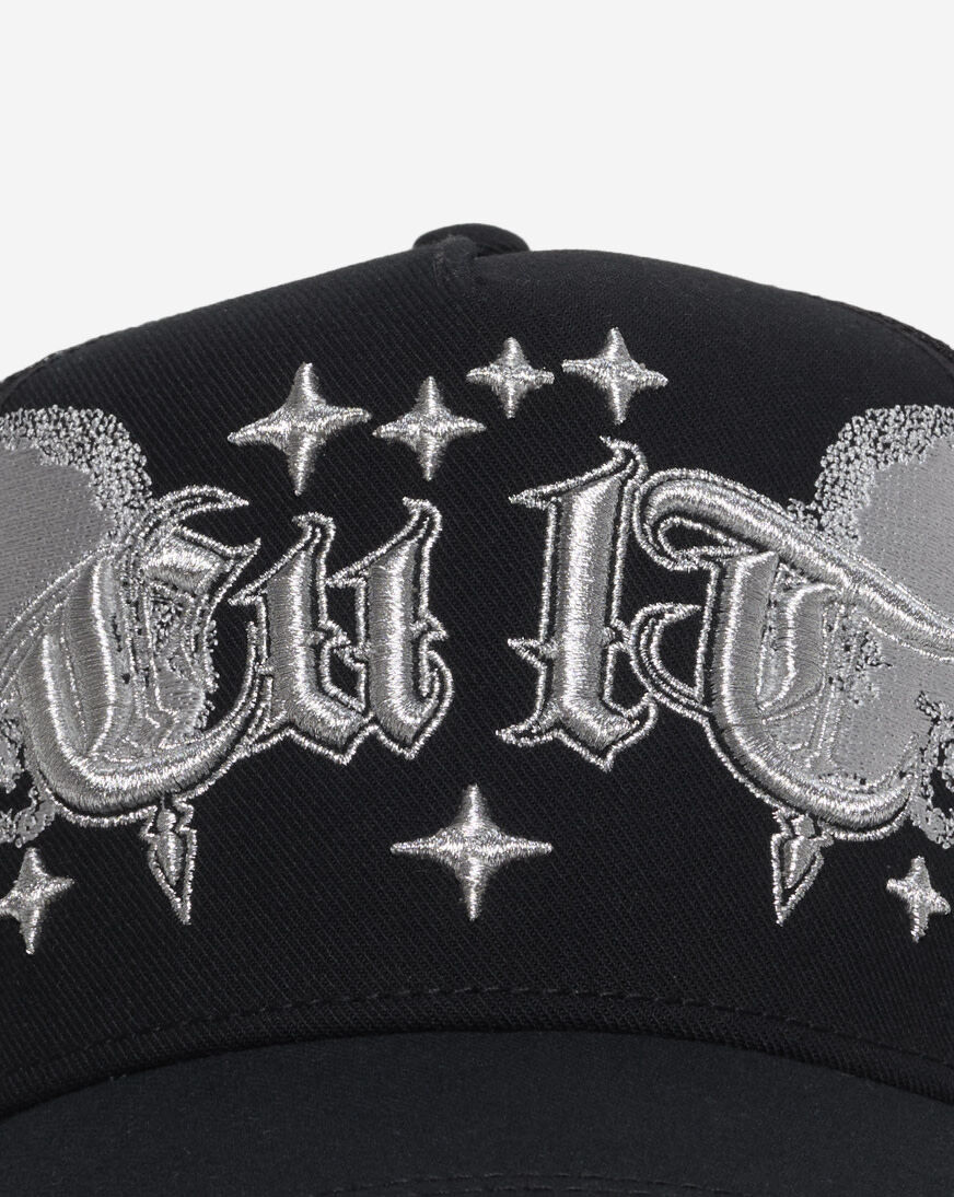 Shop Cult of Individuality Skulls Mesh Back Trucker Hat 625BS