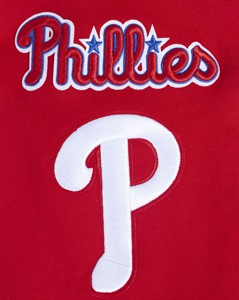 PRO STANDARD Philadelphia Phillies Mash Up Rib Fleece Pull Over Hoodie  LPH5314673-RED Red 2