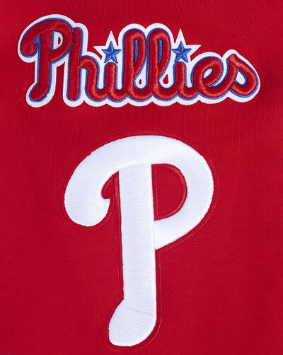 Philadelphia Phillies Mash Up Rib Fleece Pull Over Hoodie 
