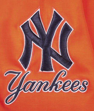 New York Yankees Classic Chenille Double Knit Pull Over Hoodie 