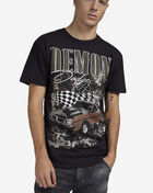 Graphic Tees Demon Dodge Tee RE5-185-020 Grey 3
