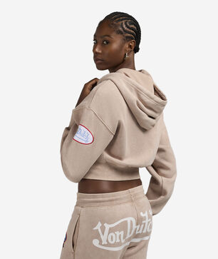 Sticker Mashup Full-Zip Hoodie 