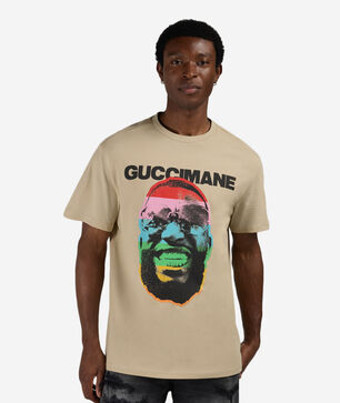 Gucci Mane Exploded Rainbow Face Tee