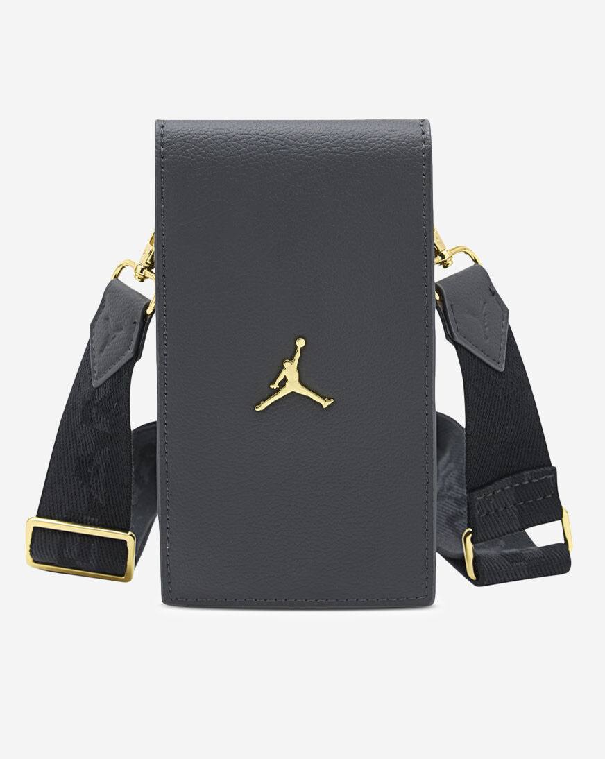 Shop Jordan Monarch Lanyard Wallet WA9165-G0T black | SNIPES USA