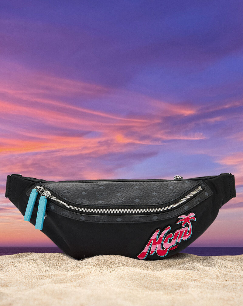 MCM MCM X SNIPES Medium Fursten Belt Bag MMZFSFI05BK001 Black 1