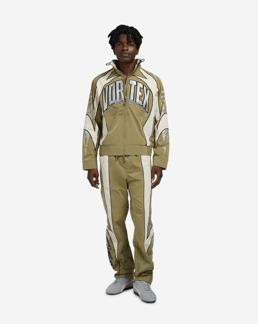 Shop Smoke Rise Vortex Windbreaker Jacket WW25586SN-HER green