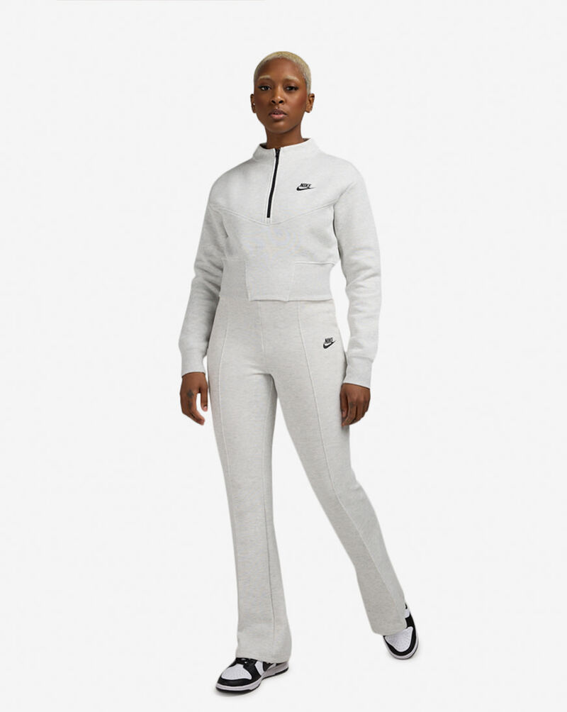 Nike NSW Tech Fleece Cropped 1/2-Zip Top HJ1031-013 Grey 4