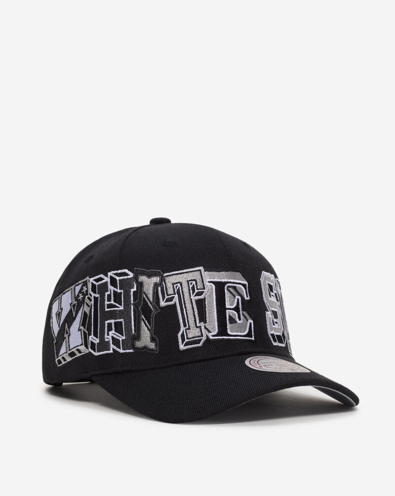 Mitchell  Ness Chicago White Sox Hyper Type Pro Crown Snapback Hat HP10053-CWSBLCK Black 1