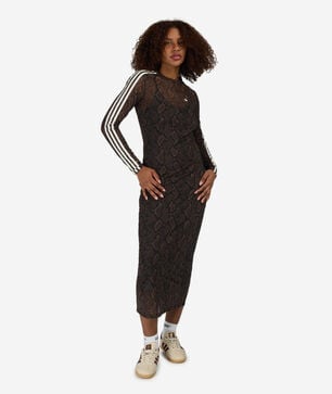 Snake Print Maxi Dress