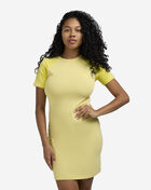 adidas 3-Stripes Raglan Short Sleeve Dress JC6677 Yellow 1