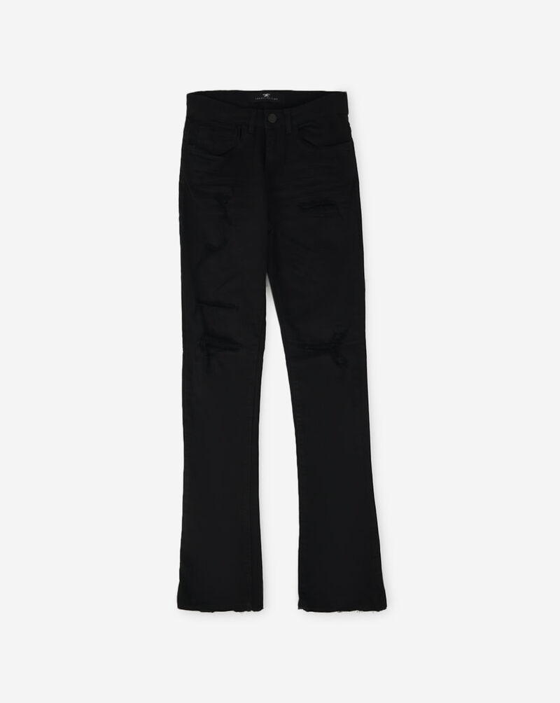 Jordan Craig Grade School Rip and Repair Stack Twill Pants (8-16) JTF956RBJ-BLK Black 1
