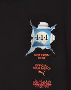 Puma Grade School Melo X Shine Relaxed CTN Jersey Tee PSP26M9T-21701 Black 2