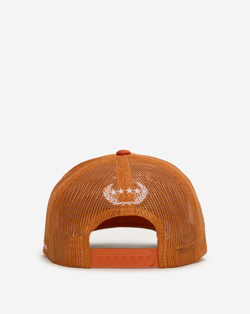 Field Grade NY Kurve King Twill Mesh Back Trucker Hat 1006396 Orange 3