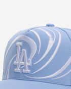 Mitchell  Ness Los Angeles Dodgers Pro Pinch Swirl Snapback Hat HP14505-LADBLUE Blue 2