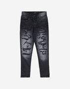 Grade School Distressed Straight Jeans (8-16)