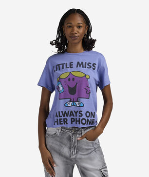 Little Miss Phone Cropped Tee