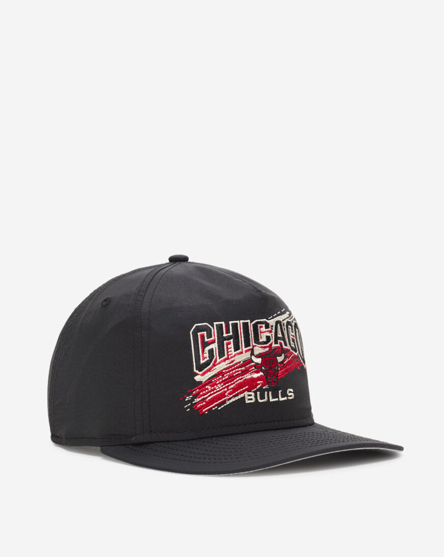Shop New Era 9Fifty Chicago Bulls Nylon Golfer Snapback Hat