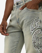 WAIMEA Western Embellished Stacked Jeans M8505D-BLU Blue 3