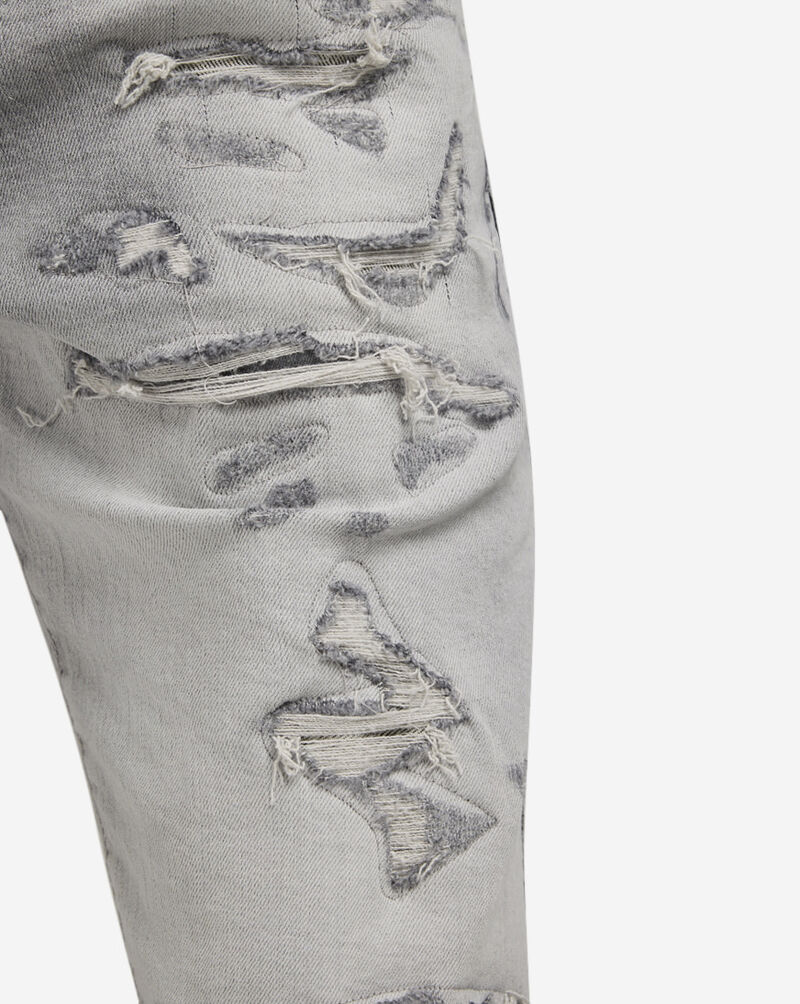 Jordan Craig Distressed Denim Shorts J3220S-GRY Grey 3