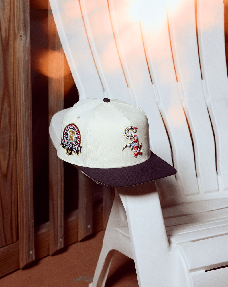 New Era 59Fifty Chicago White Sox 4th Of July Fitted Hat 60853800 cream 5