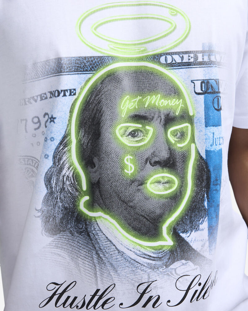 Hasta Muerte Neon Ben Tee HMNEONBN-WHT White 3