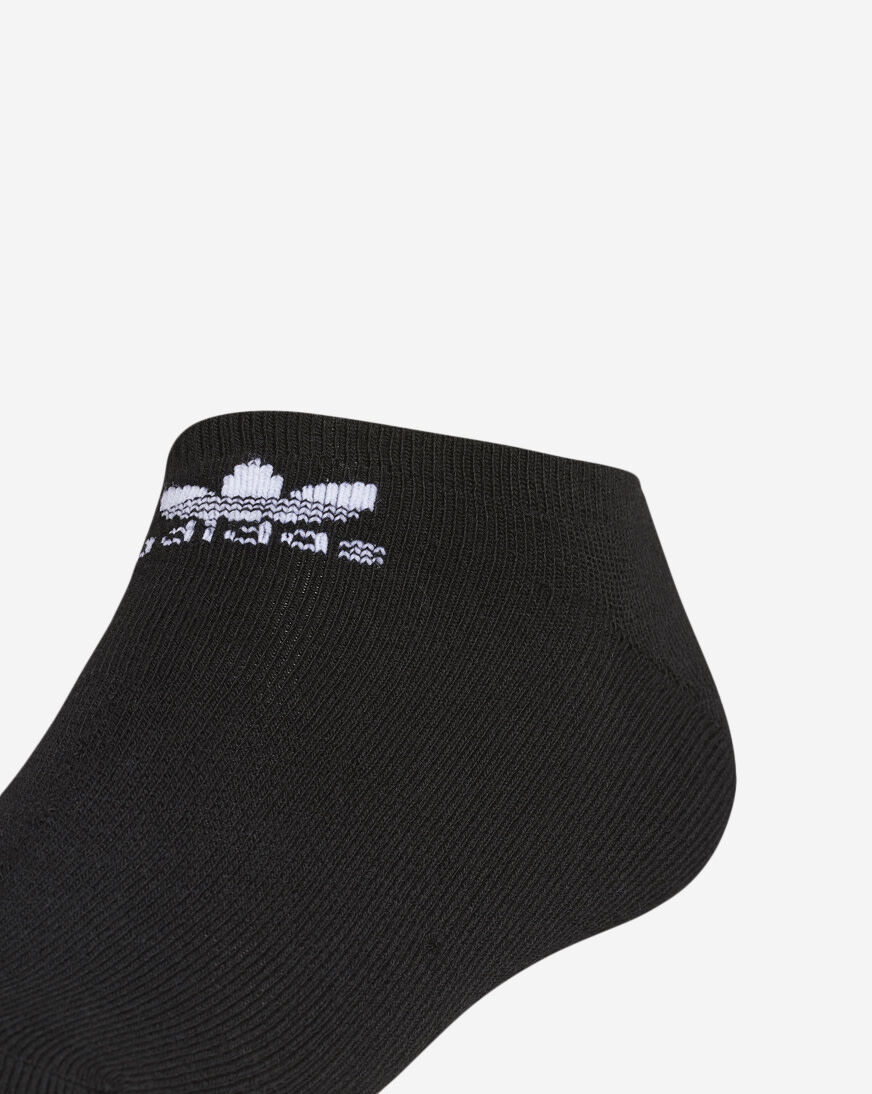 Shop adidas Trefoil 6 Pack No Show Socks CI8724B black | SNIPES USA