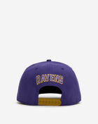 New Era 9Fifty Baltimore Ravens Retro A-Frame Snapback Hat 60974179 Purple 3