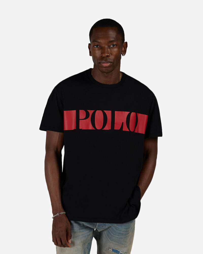 Polo Ralph Lauren POLO-M-APP-STRIPE-LOGO-TEE 710866251506-BLK Black 1