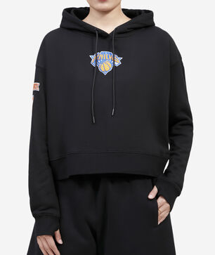 New York Knicks Classic Cropped Pullover Hoodie