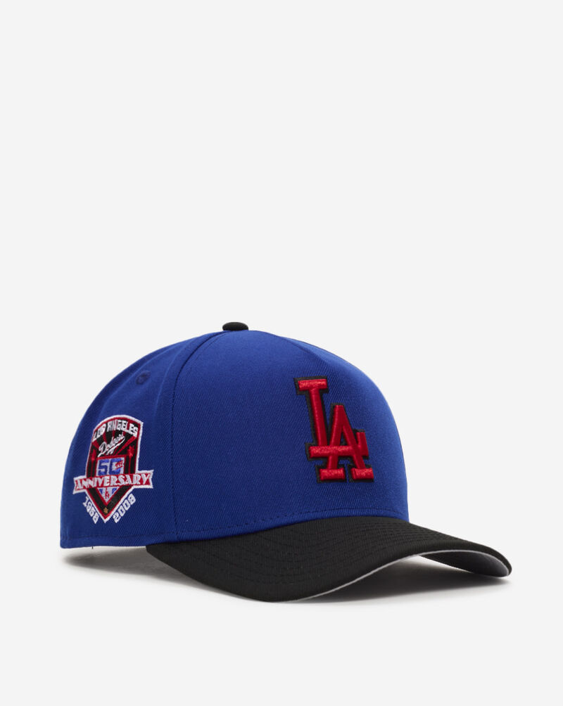 New Era 9Fifty Los Angeles Dodgers Rare A-Frame Snapback Hat 70946453 Blue 1