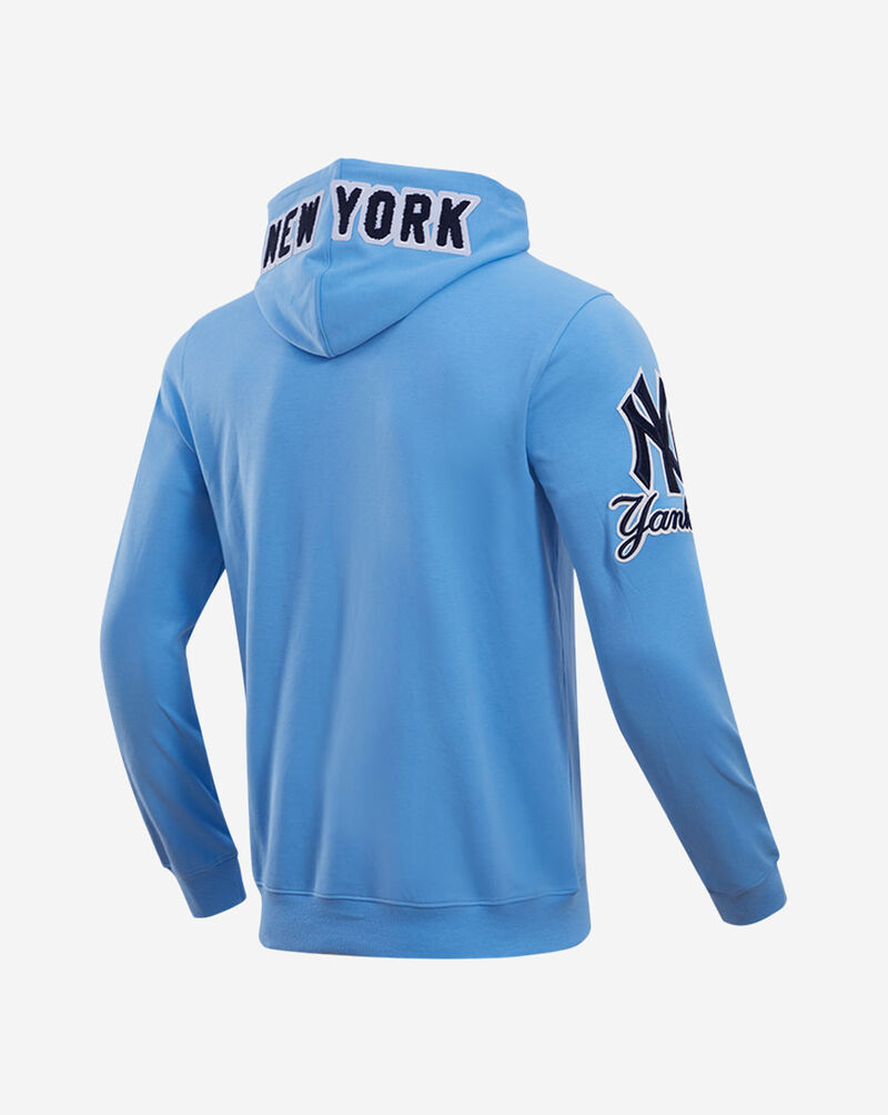 PRO STANDARD New York Yankees Classic Chenille Double Knit Full-Zip Pull Over Hoodie  LNY531890-UNI Blue 3