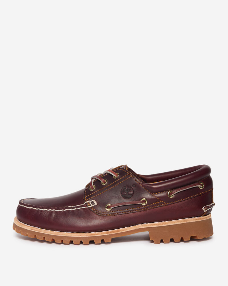 Timberland Authentic 3-Eye Lug Handsewn Boat Shoe TB050009648 Red 1