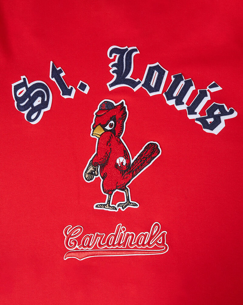 PRO STANDARD St. Louis Cardinals Old English Pullover Hoodie LSC533693-RED Red 2