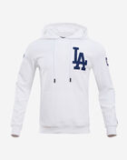 PRO STANDARD Los Angeles Dodgers Classic Chenille Double Knit Pull Over Hoodie LLD531601-WHT White 1