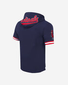 St. Louis Cardinals Classic Chenille Double Knit Short Sleeve Pull Over Hoodie