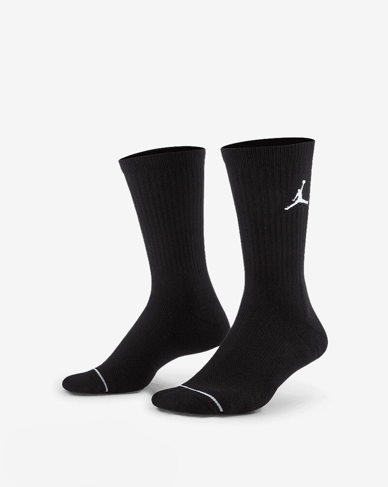 Shop Jordan Jumpman Crew 3 Pack Socks SX5545-013 black | SNIPES USA