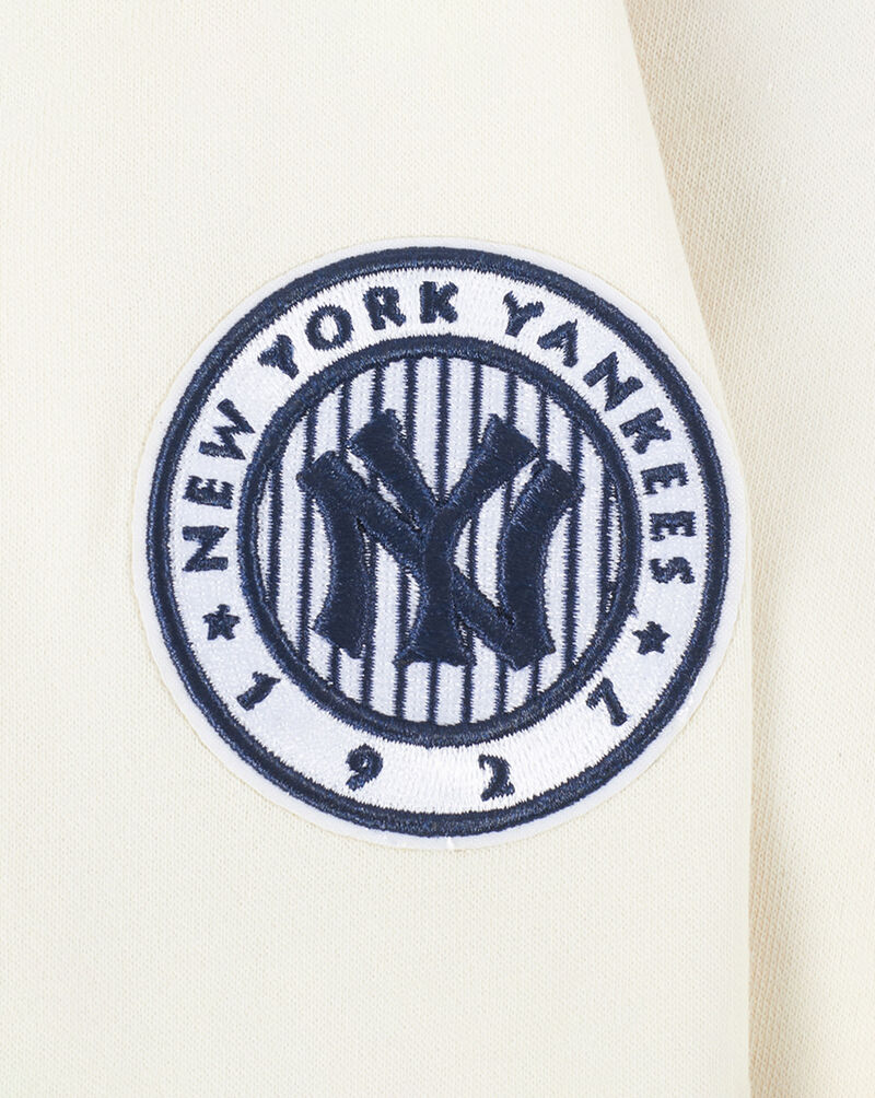 PRO STANDARD Big Girls' New York Yankees Retro Classic Rib Fleece Crewneck LNYBC315166-EMN cream 4