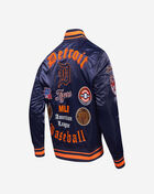 Detroit Tigers Old English Rib Satin Jacket