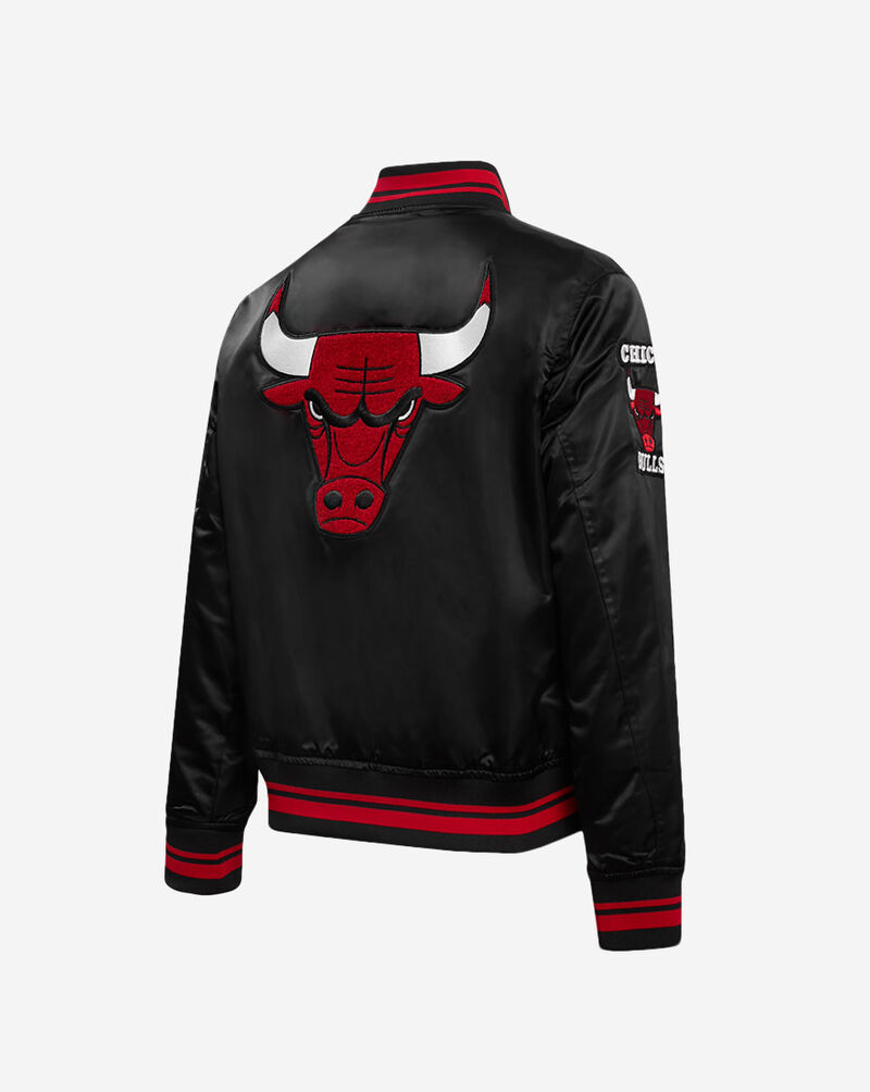 PRO STANDARD Chicago Bulls Retro Classic Rib Satin Jacket BCBU56212-BKR Black 3