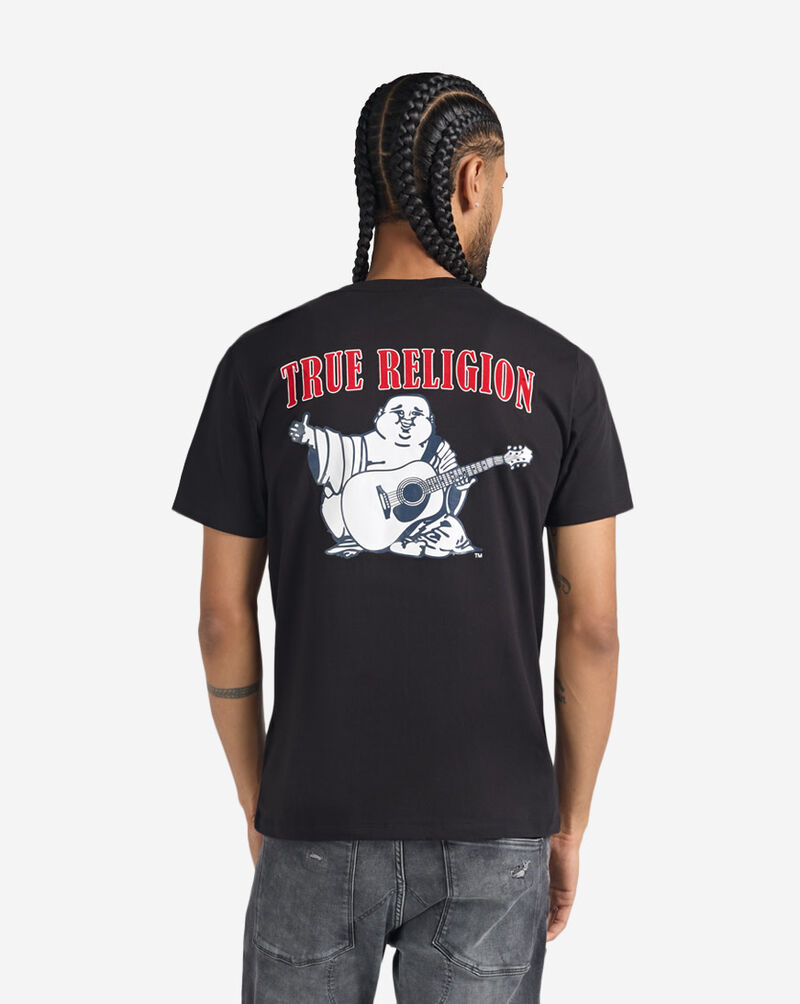 True Religion Buddha Logo Tee M4O8U24JV7-BLK Black 2