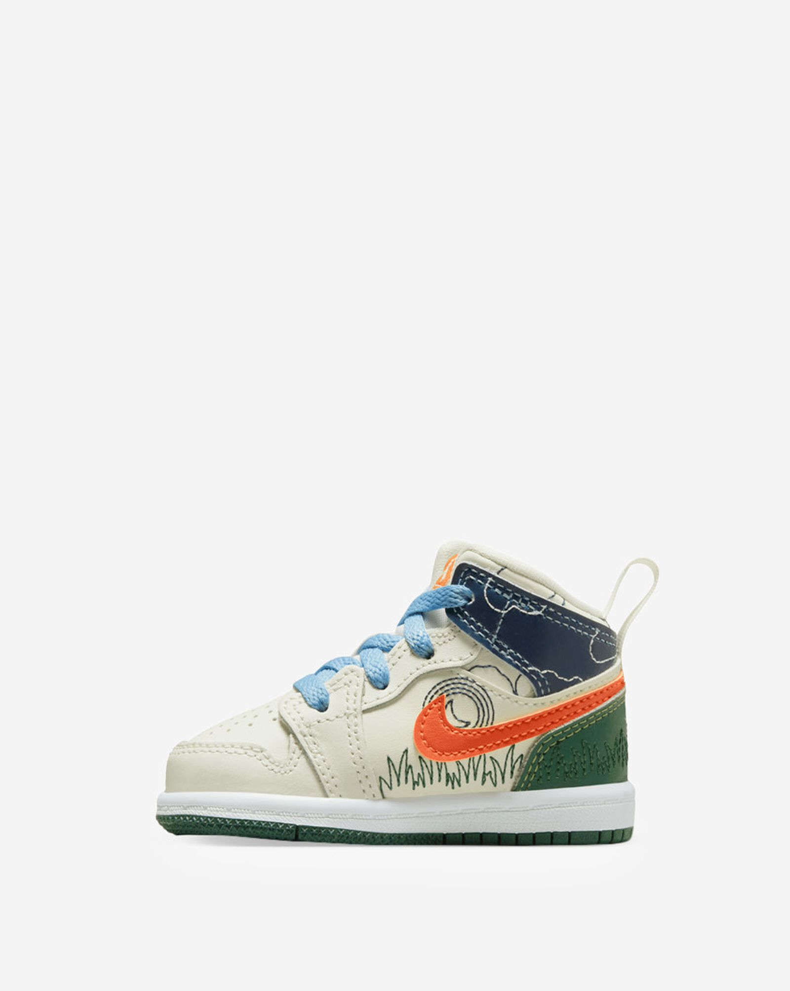 Shop Jordan Toddler Air Jordan 1 Mid DX2463100 beige SNIPES USA
