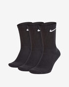 Nike 3pk Everyday Crew Cushion Socks SX7664-010 Black 1